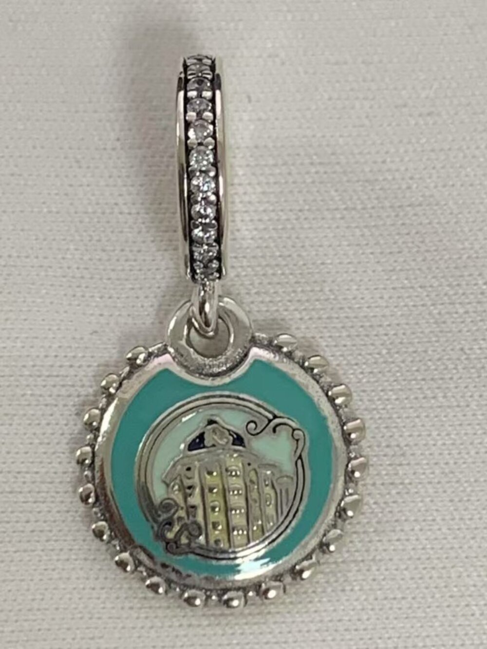 Pandora Disney Resort Beach Resort Charm Pendant, S925 Silver Jewelry